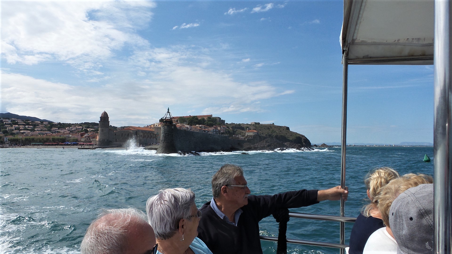 La promenade en bateau depuis collioure