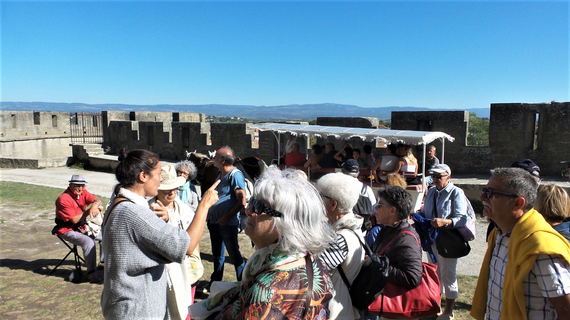 Visite de la citadelle de Carcassone