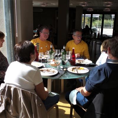Le repas au resto du musée de l'eau