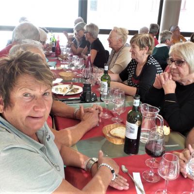 Le repas au resto du musée de l'eau