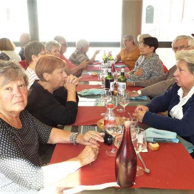 Le repas au resto du musée de l'eau