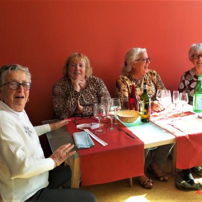 Le repas au resto du musée de l'eau