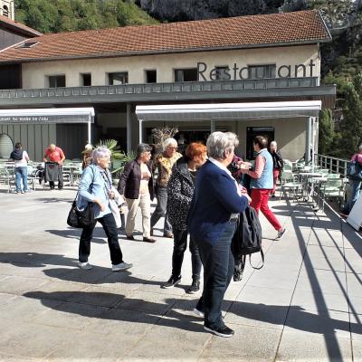 Départ pour la grotte de choranche