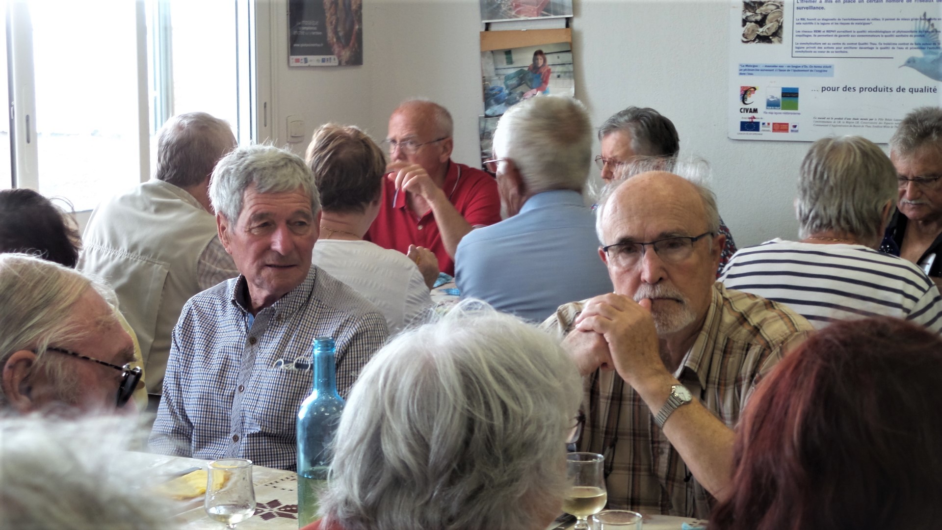 Le repas à la ferme marine