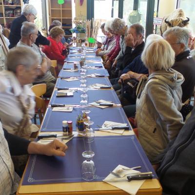 Le repas au parc des Bisons