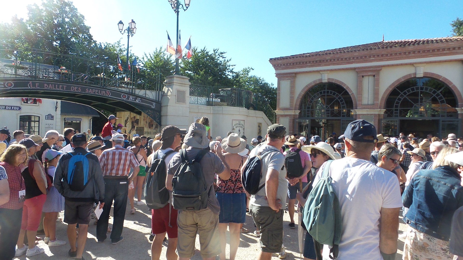 Entrée au parc du puy du fou