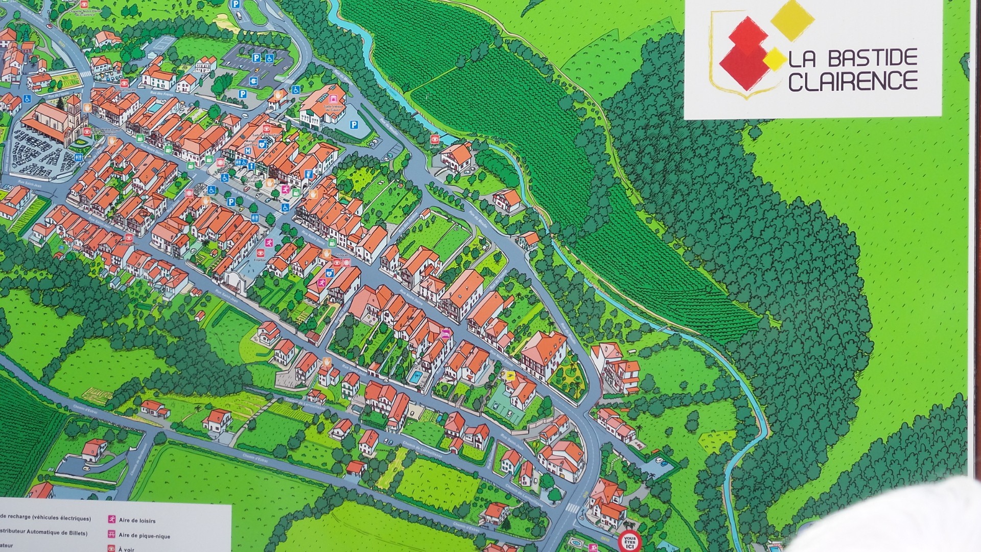 Le village de La Bastide de Clairence