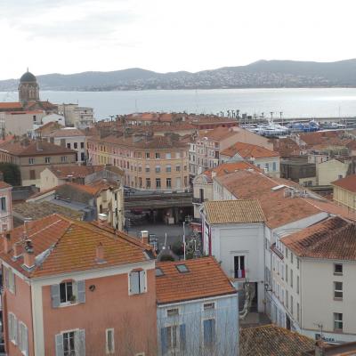 Vue depuis la tour à Fréjus