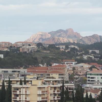 Vue depuis la tour à Fréjus