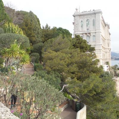 Les jardins à Monaco
