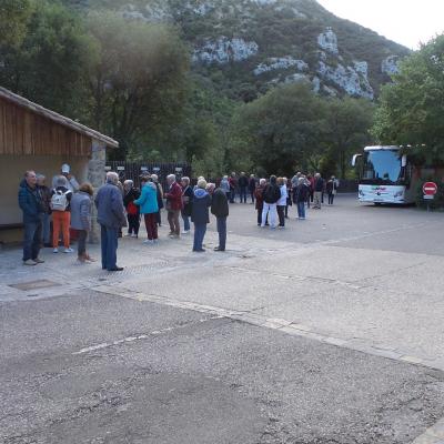 Arrivé à St Guilhem le Désert