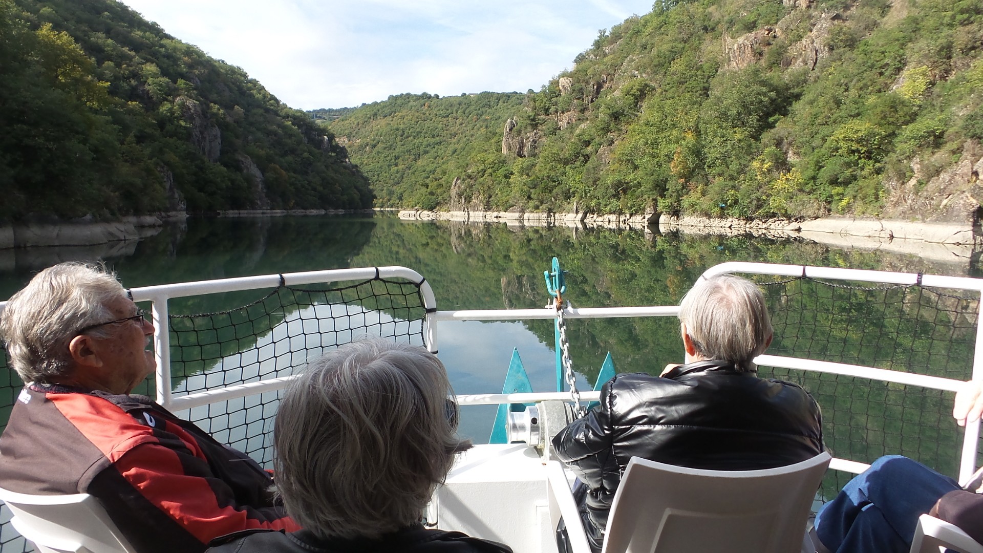 Dans les gorges des Raspes du Tarn. 