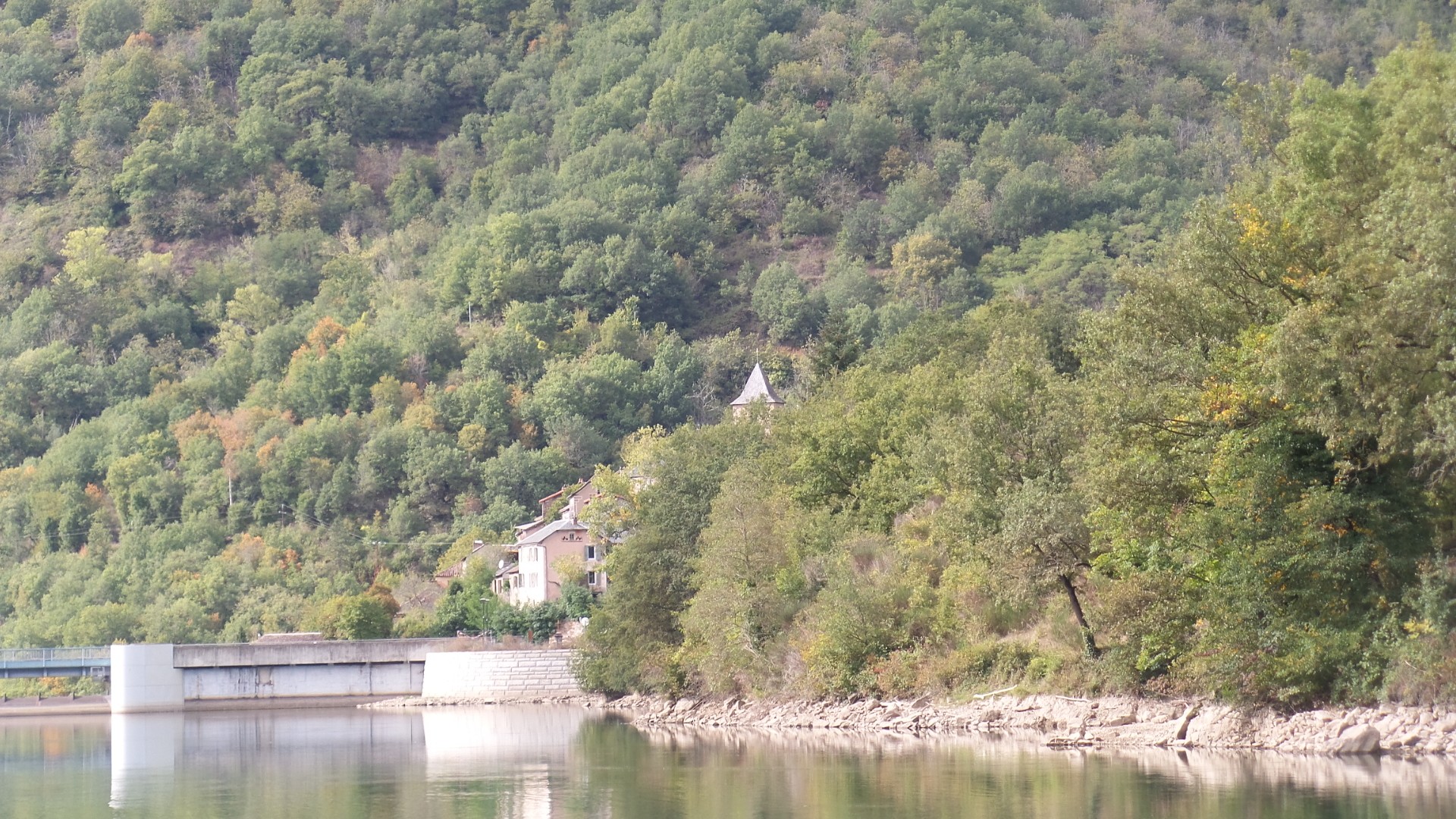 Dans les gorges des Raspes du Tarn. 