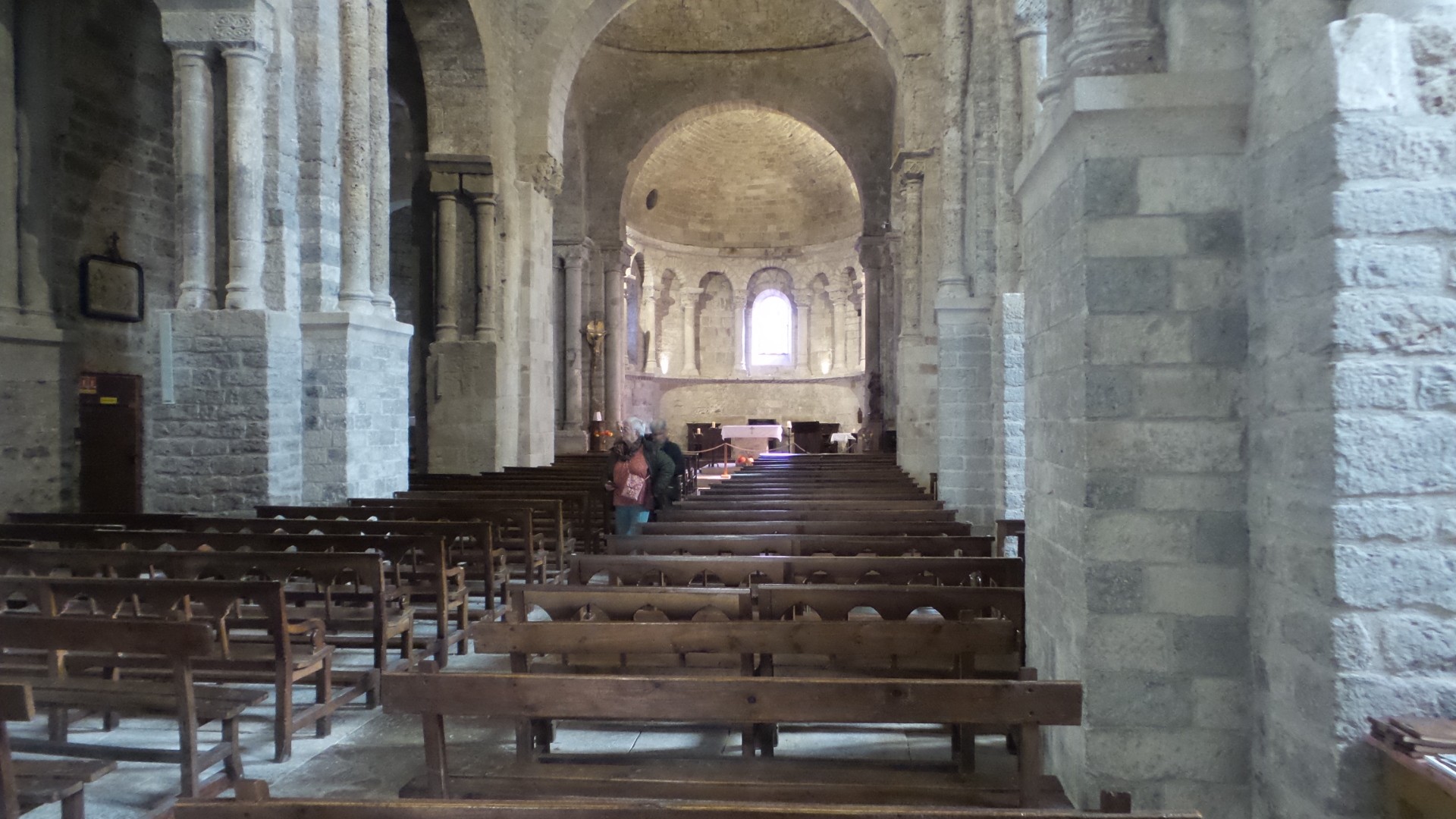 L'église de  St Guilhem le Désert