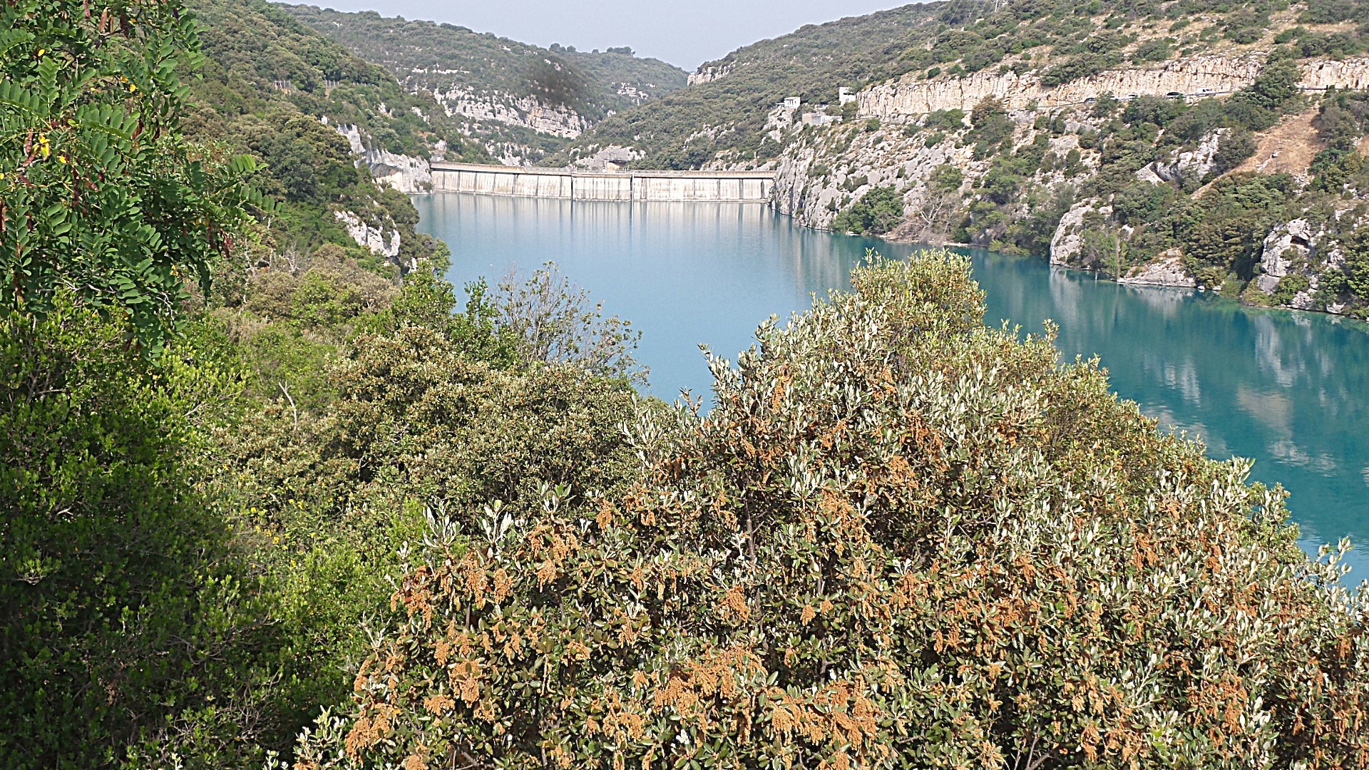 Le barrage de Sainte Croix
