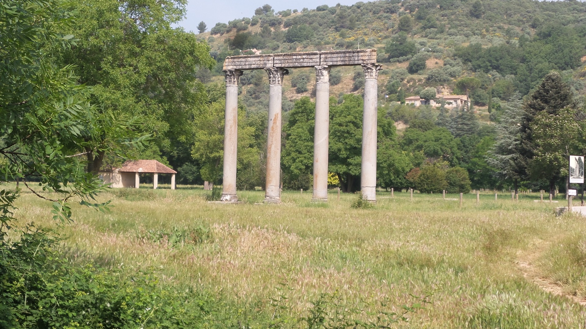 Les colonnes romaine de RIEZ