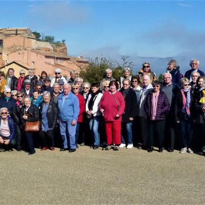 Photo de groupe à Roussillon